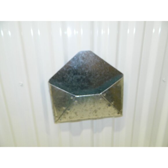 Wall Note Letter Holder Farm Style Galvanized Tin Metal Envelope Magnets Hold Em - Picture 6 of 7